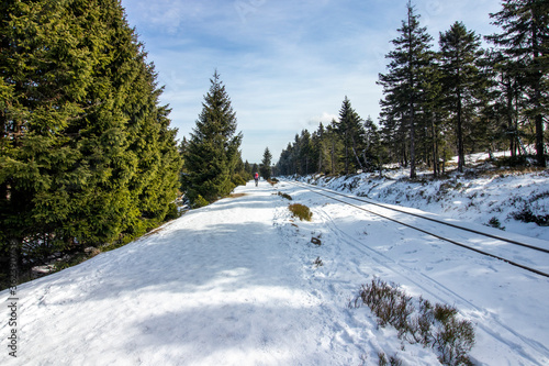 Wanderung auf den Brocken im Winter, Harz - 9