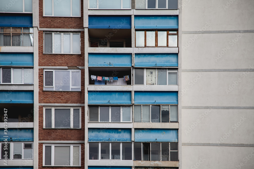 facade of an apartment building