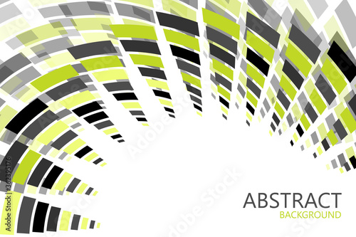 Green and dark gray abstract background. Vector illustration. 