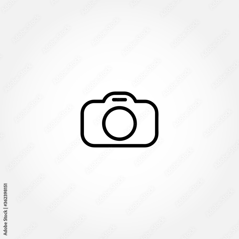 Camera line icon. Camera icon. Camera line icon. Camera icon.