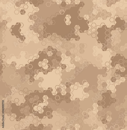 Texture military camouflage seamless pattern. Abstract modern camo ornament
