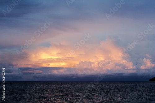 Evening at Togean island