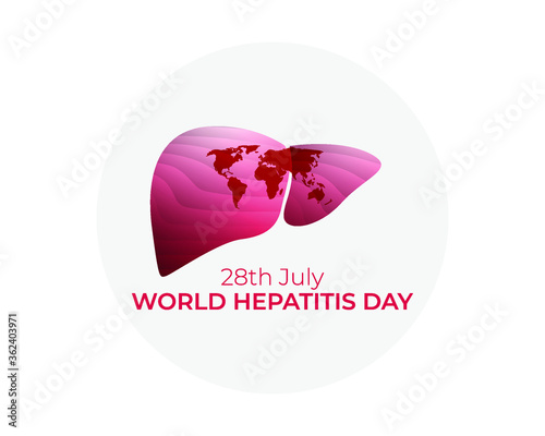 MEDICAL CONCEPT BACKGROUND FOR WORLD HEPATITIS DAY