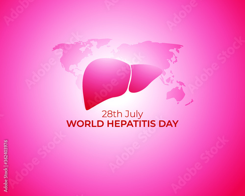 MEDICAL CONCEPT BACKGROUND FOR WORLD HEPATITIS DAY