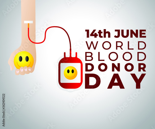 medical concept background for world blood donor day-14th june