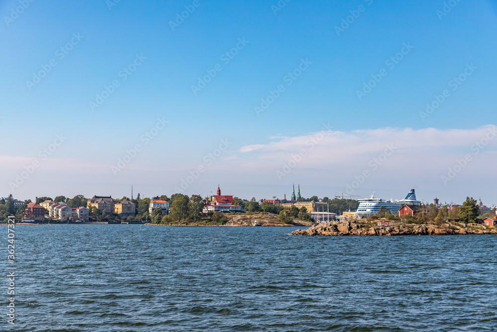 Islands in Finnish Gulf near Helsinki, Finland