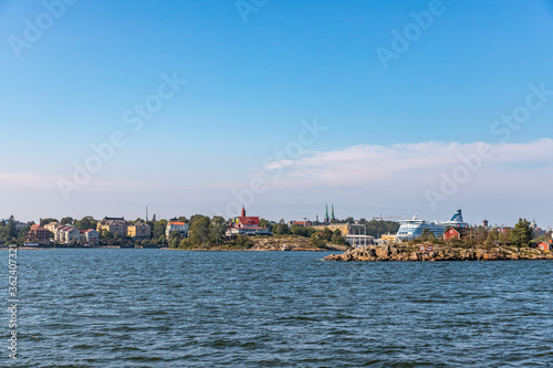 Islands in Finnish Gulf near Helsinki, Finland