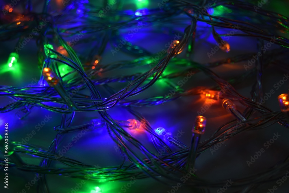 Obraz premium christmas tree lights