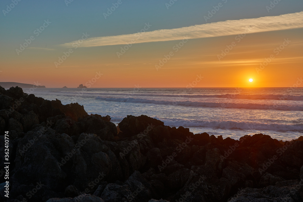 Obraz premium A sunset on the beach