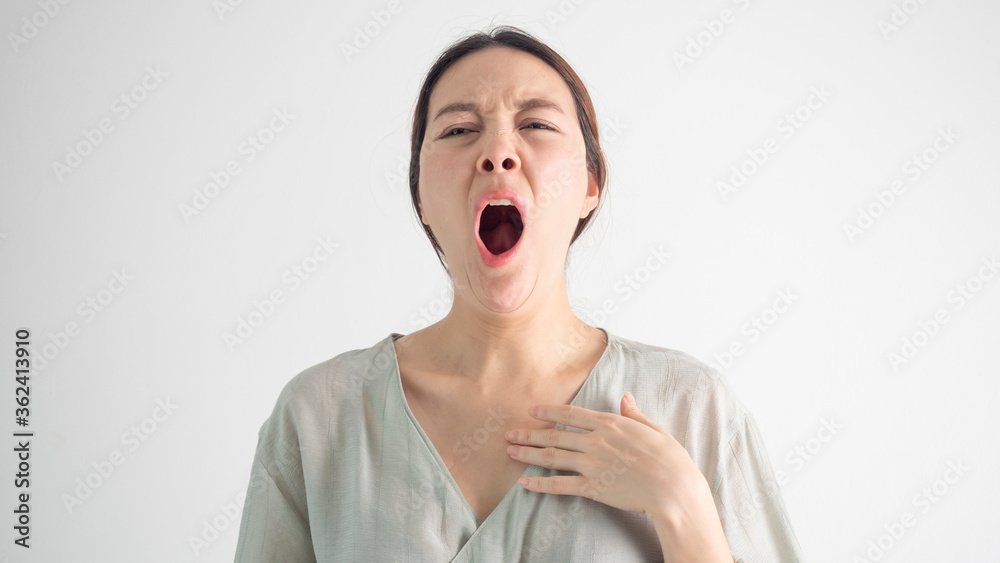 Beautiful young elegant woman over isolated background bored yawning tired covering mouth with hand. Restless and sleepiness. Beautiful young elegant woman over isolated background bored yawning tired covering mouth with hand. Restless and sleepiness.