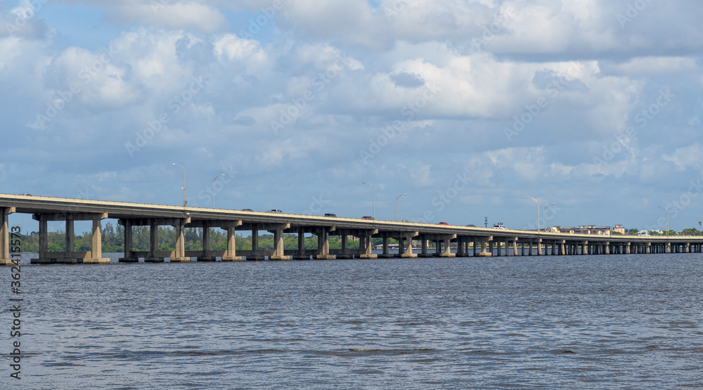 View Of The Caloosahatchee River In Fort Myers View Of The Caloosahatchee River In Fort Myers