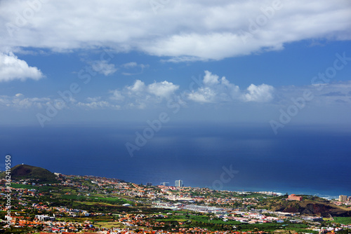 Puerto de la Cruz resort on the Atlantic coast in Tenerife, Spain, Europe