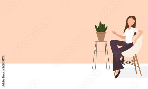 Blogging, various video blogger make review. Freelancers makes a digital technology. Bloggers flat miniature.