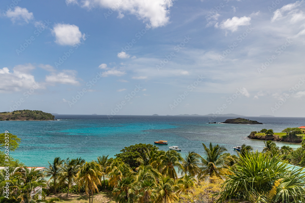 Obraz premium Saint Vincent and the Grenadines, Friendship Bay, Bequia