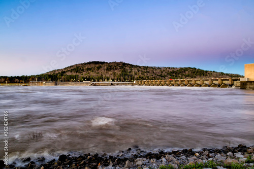 Turbulent Waters at the Guntersville Dam 