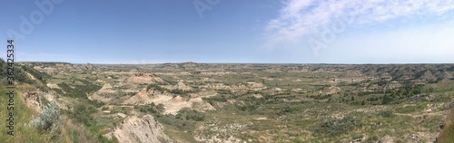 Panorama Theodore Roosevelt National Park, North Dakota