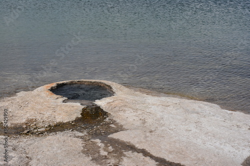 Yellowstone Geyser, West thumb of Yellowstone Lake