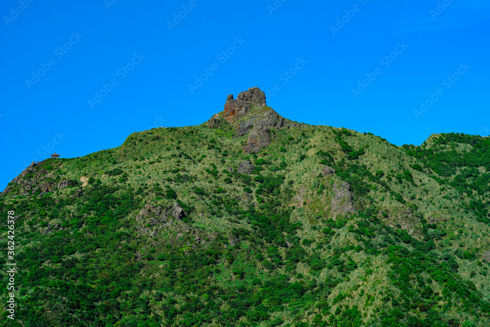 Teapot Mountain in Ruifang District, New Taipei, Taiwan.