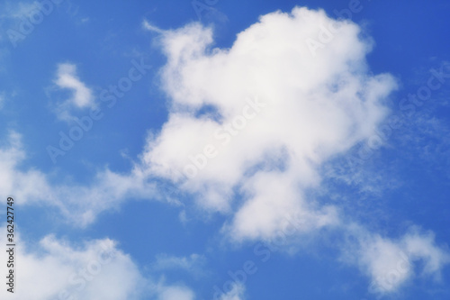 Blue Sky with Clouds  Background Material.