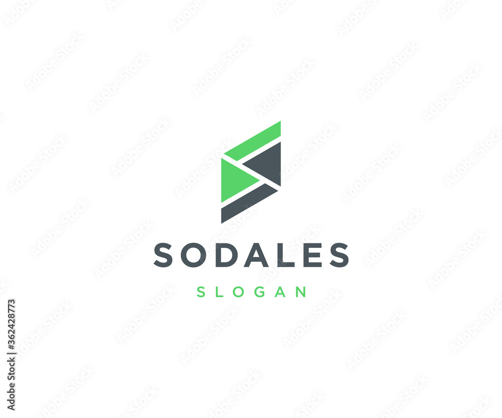 Letter S logo design vector template