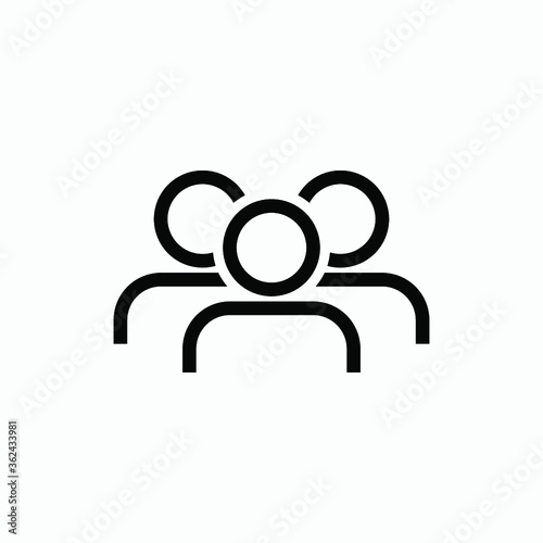 group icon vector