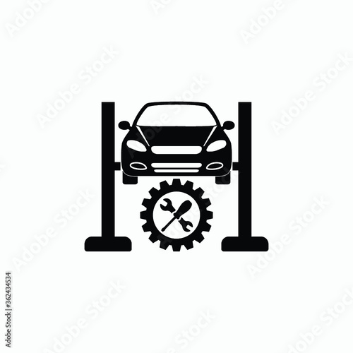 car service icon vector
