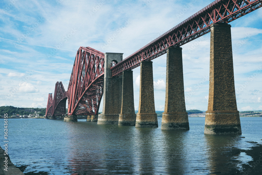 Beautiful big red bridge, village of Luss Scotland. Beautiful big red bridge, village of Luss Scotland.