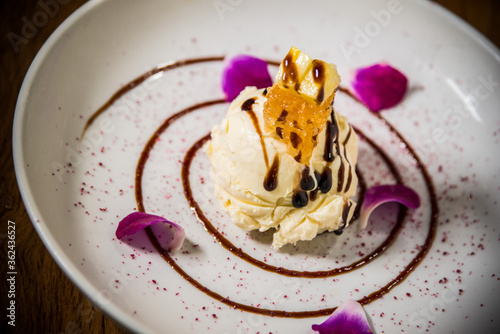 Fancy Ice Cream Dessert