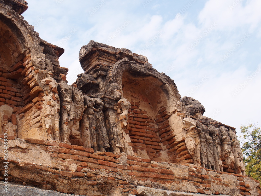 Beautiful stone architecture, The Ruins of Hampi, Hampi, Karnataka, South India, India