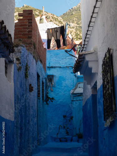 Street of Chefchaouen Medina, Morocco © Fizzik