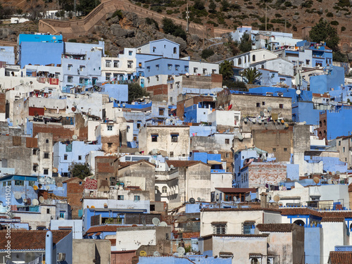 Cityscape of Chefchaouen, Morocco © Fizzik