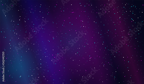 Abstract Space Background, Cosmos and Stars