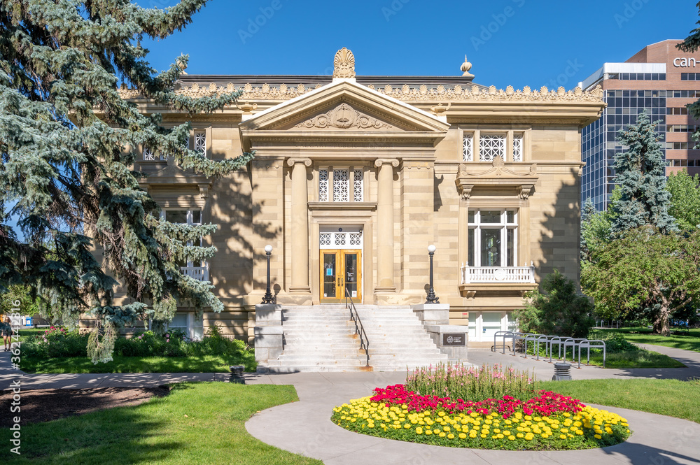 Calgary's historical Memorial Public Library branch. 