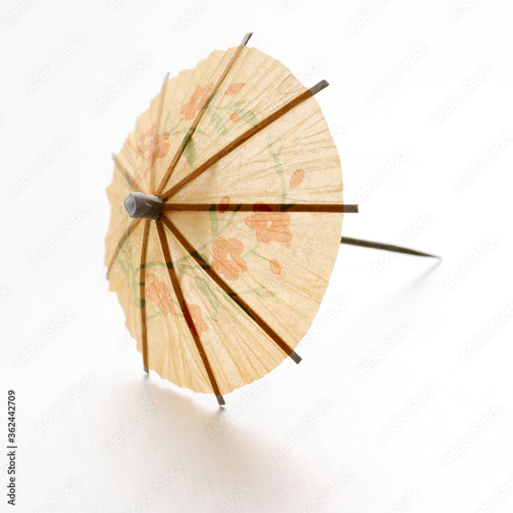 Close up of a mini umbrella