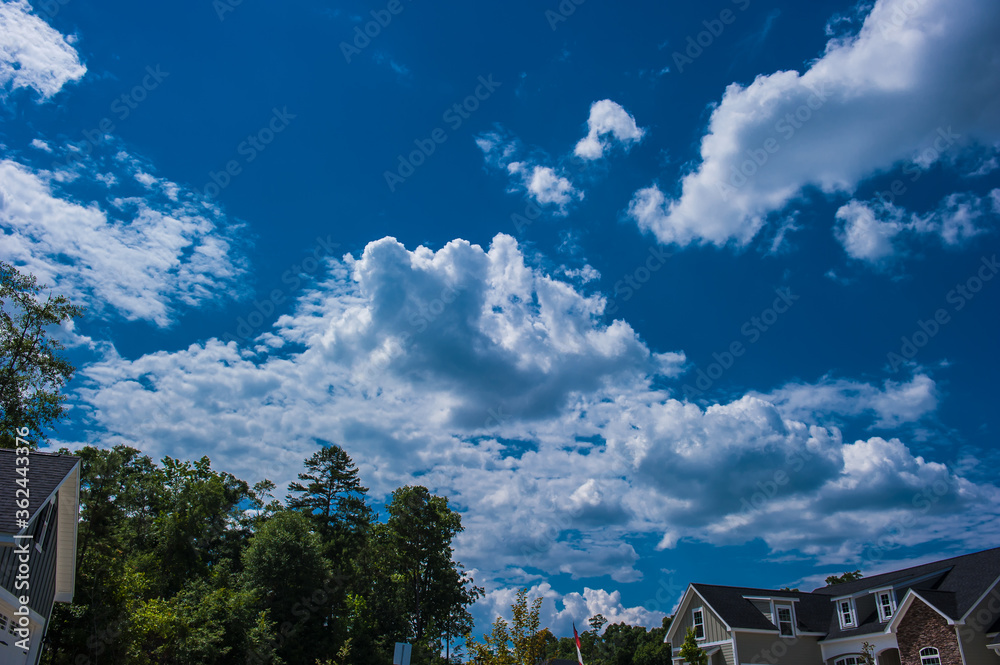 Beautiful and curious clouds background blue sky at Florida. Beautiful and curious clouds background blue sky at Florida.