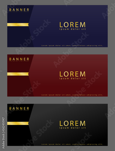 vector web banner design or templates header.