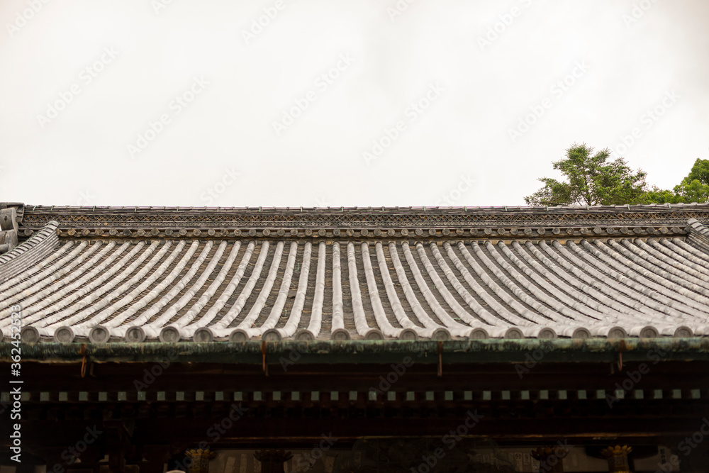 View of Yokokuji temple buildings in Nagaokakyo, Kyoto, Japan View of Yokokuji temple buildings in Nagaokakyo, Kyoto, Japan