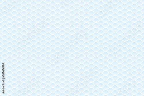 Background consisting of white hexagons. Scales.