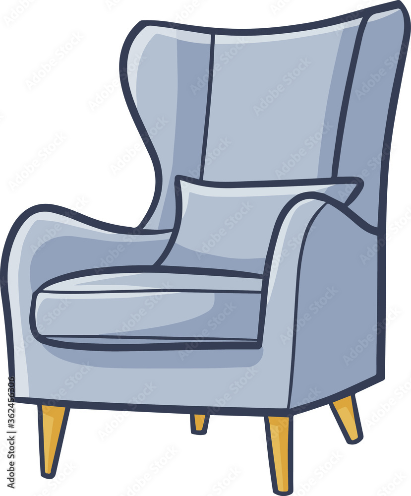 Funny and cool elegant modern grey chair for your interior equipment Funny and cool elegant modern grey chair for your interior equipment