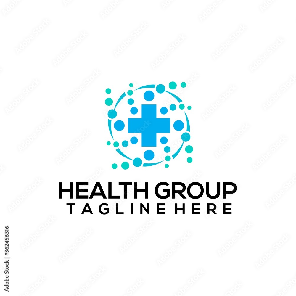 Health group logo concept Health group logo concept