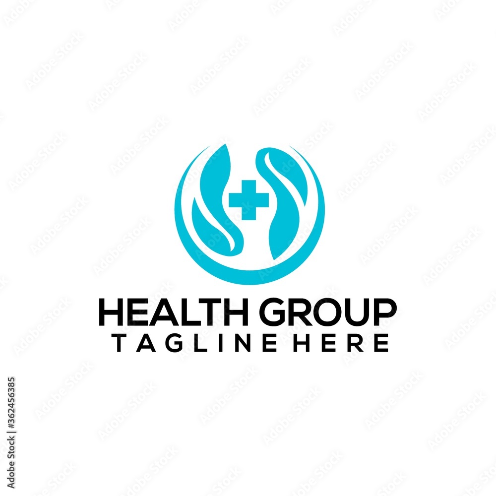 Health group logo concept Health group logo concept