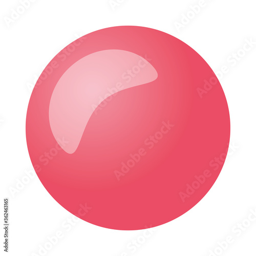 Isolated summer ball vector design