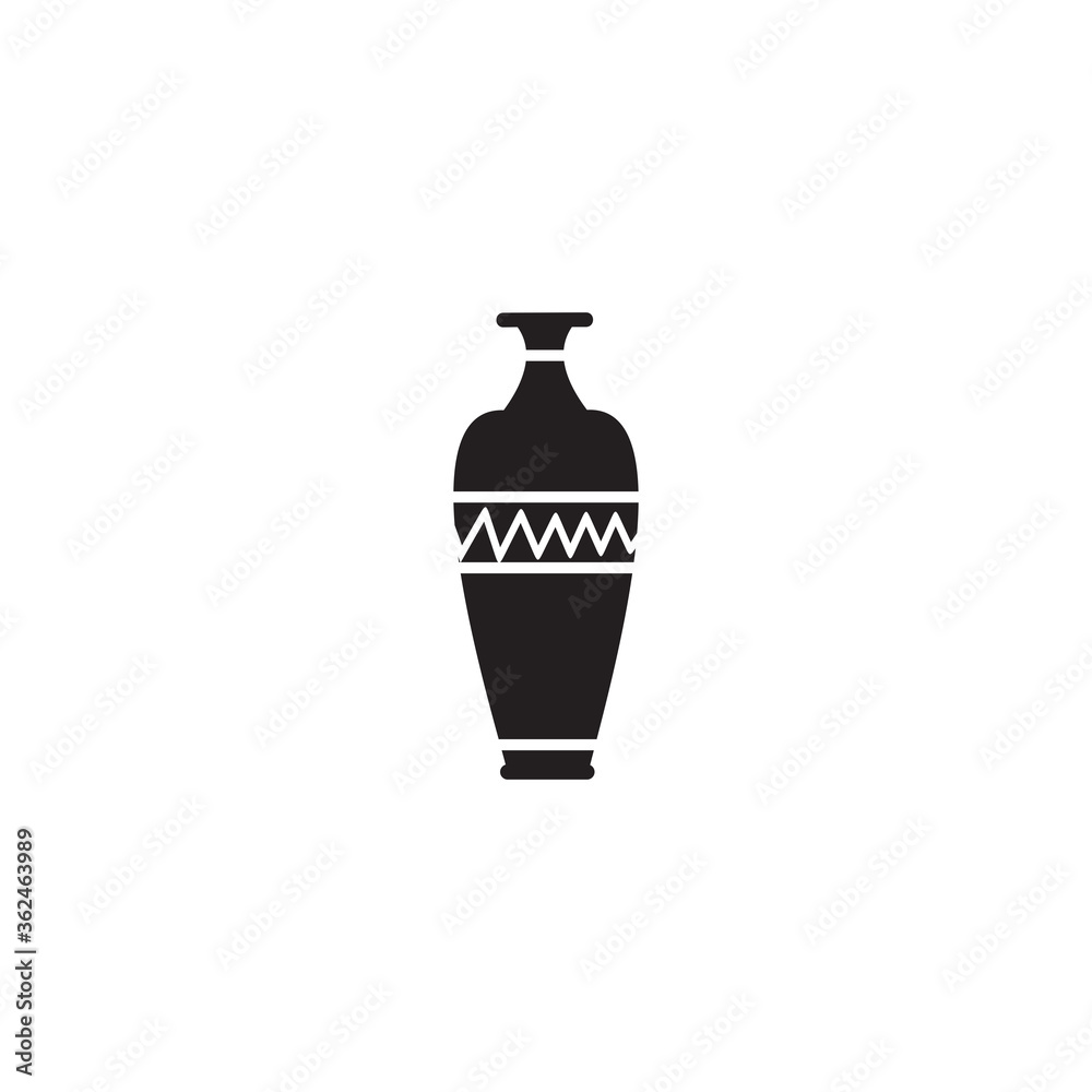 VASE ICON , INTERIORS ICON VECTOR