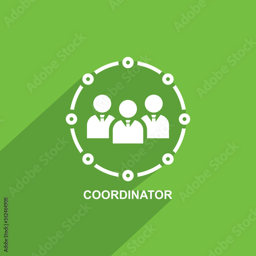 coordinator icon, Business icon vector
