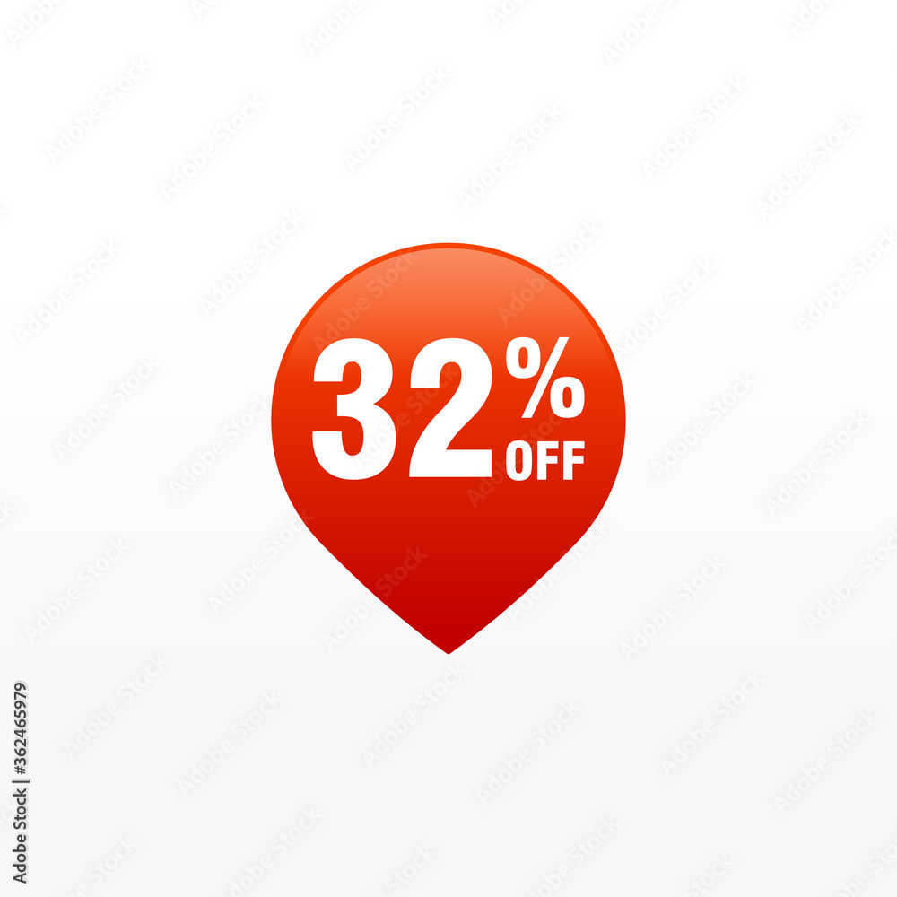 32 discount, Sales Vector badges for Labels, , Stickers, Banners, Tags, Web Stickers, New offer. Discount origami sign banner 32 discount, Sales Vector badges for Labels, , Stickers, Banners, Tags, Web Stickers, New offer. Discount origami sign banner