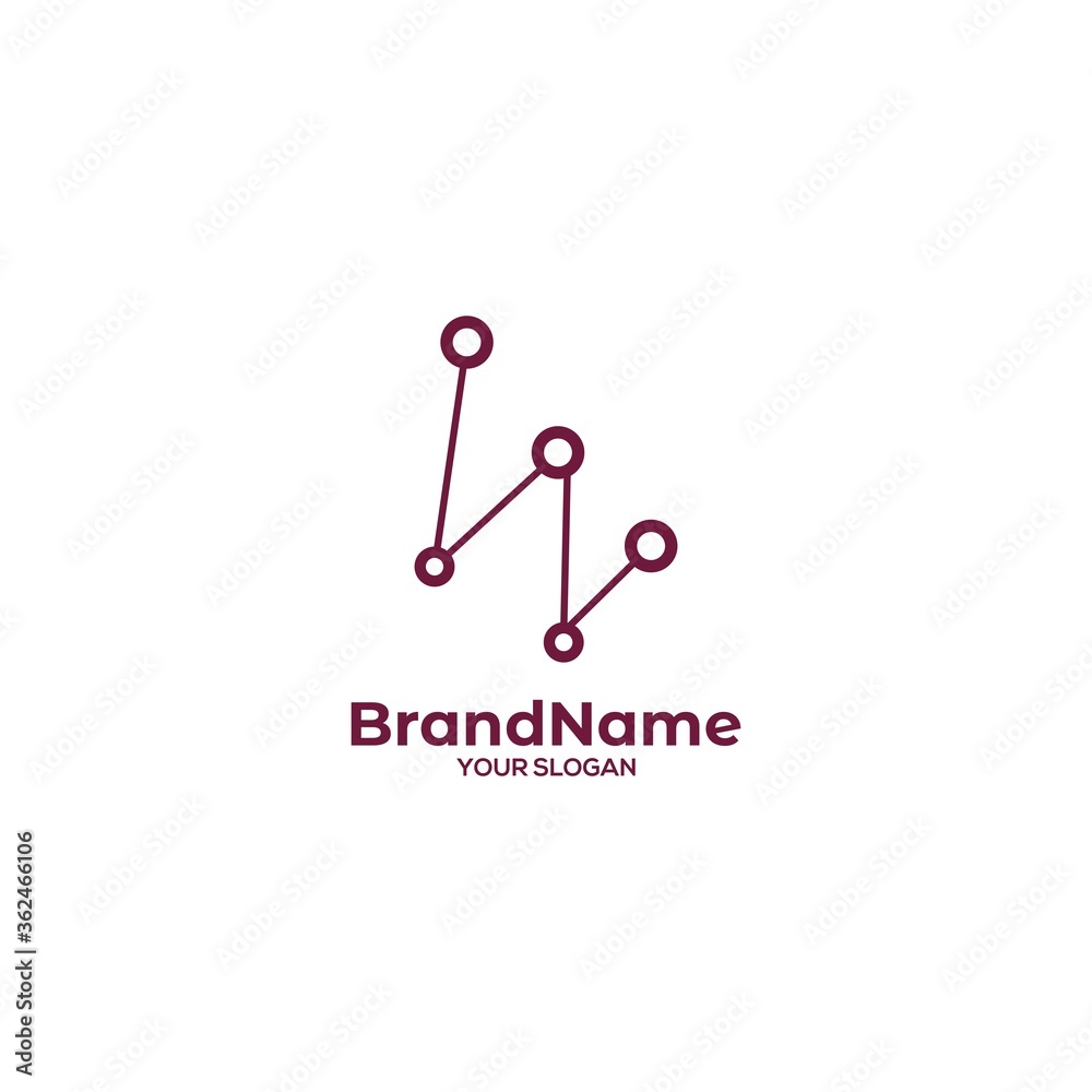 W Digital Logo Design Vector W Digital Logo Design Vector