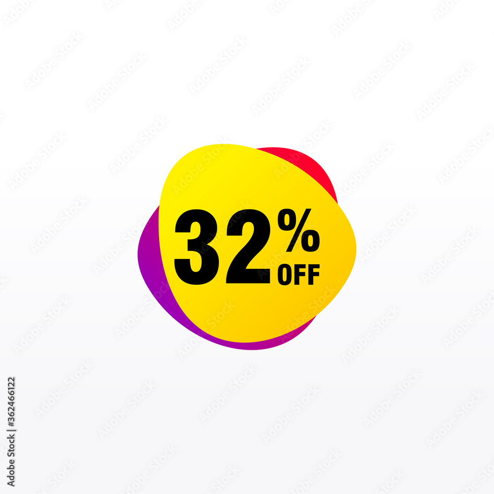 32 discount, Sales Vector badges for Labels, , Stickers, Banners, Tags, Web Stickers, New offer. Discount origami sign banner 32 discount, Sales Vector badges for Labels, , Stickers, Banners, Tags, Web Stickers, New offer. Discount origami sign banner