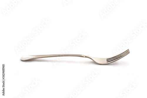 Fork against a white background
