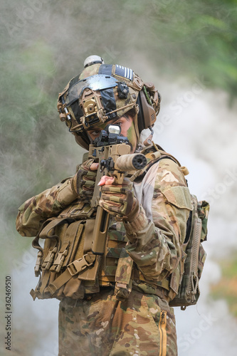 United States Army rangers during the military operation