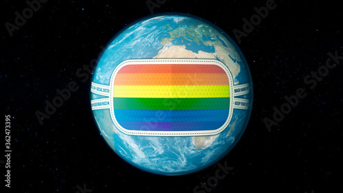 LGBTQ+ put mask to fight to fight against coronavirus